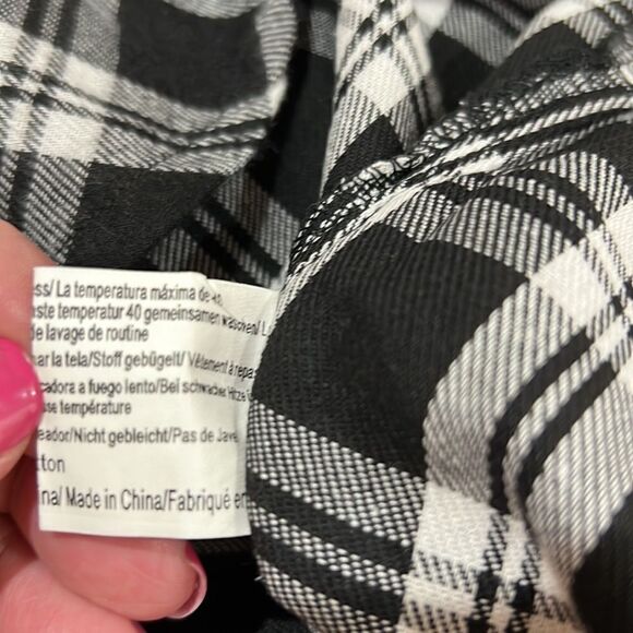 Hotouch black and white plaid flannel shirt size xl - Picture 13 of 13
